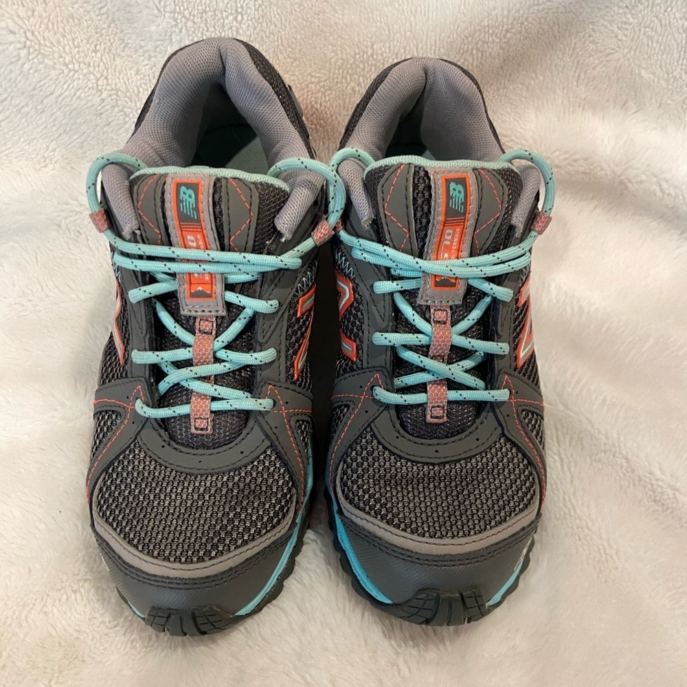 New Balance Gray and Aqua Athletic Shoes